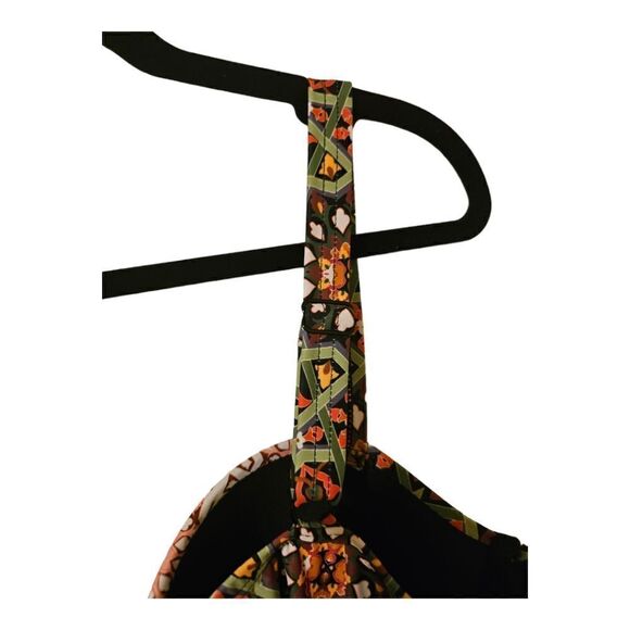 SWIMSUITS FOR ALL Flyaway Tankini Top Geometric Adjustable - Size 12 - Picture 6 of 10